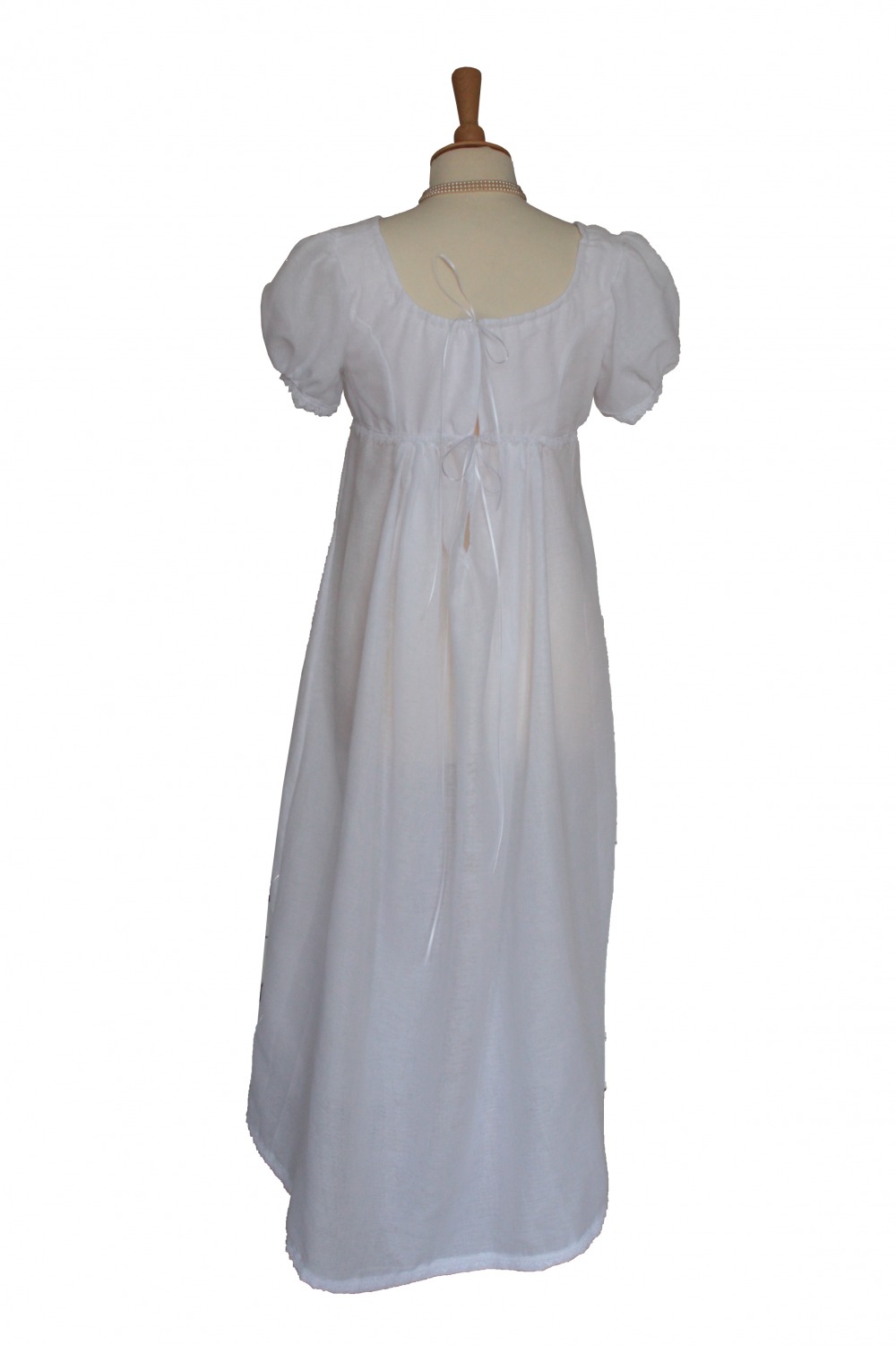Ladies Older Girl's 19th Century Petite Jane Austen Regency Day Gown Costume Size 10 - 12 Image